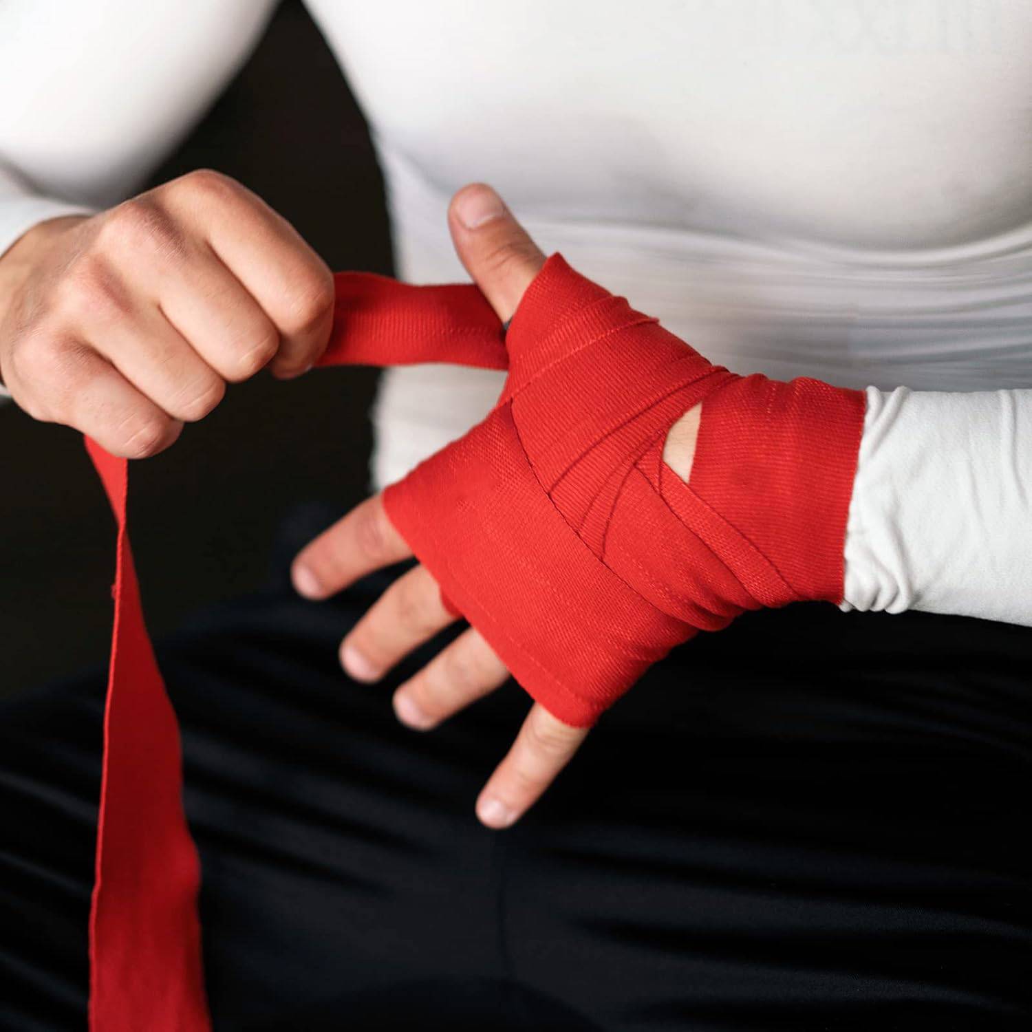 Vendas de Boxeo Topking Rojo - 4.5 metros - Nylon/Algodon – MMA Store Peru