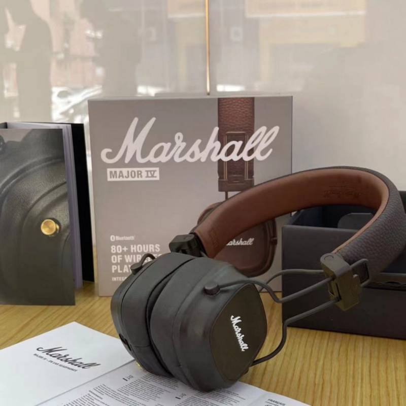 Marshall Major Iv Auriculares En La Oreja Bluetooth, Negro