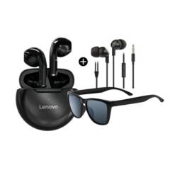 LENOVO - Audifonos Bluetooth Lenovo HT38  Lentes de Sol  Audifonos con cable regalo