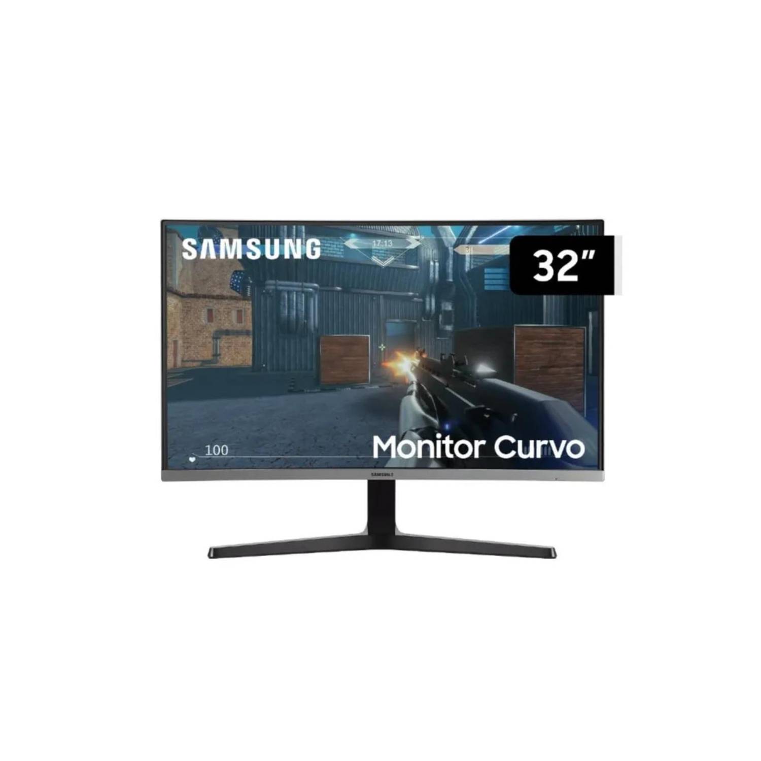 Monitor Samsung Curvo 32 Full HD LC32R500FHLXPE