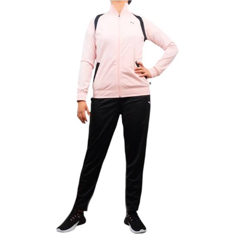 Puma Conjunto Buzo Deportivo Mujer Classic Tricot Suit Op rosado
