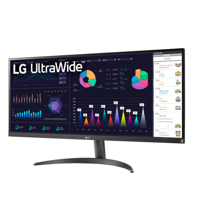Monitor LG Ultrawide 34 Ips 100hz Freesync Negro 34WQ500-B LG