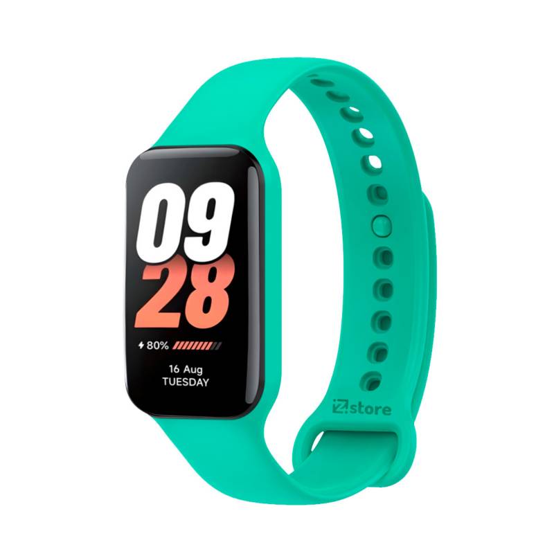 Correa Compatible con Xiaomi Mi Band 8 Verde Esmeralda GENERICO