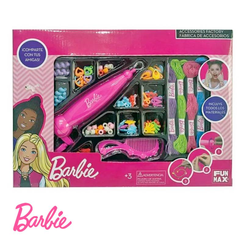 Set de Peinado de Barbie Fábrica de Accesorios BARBIE