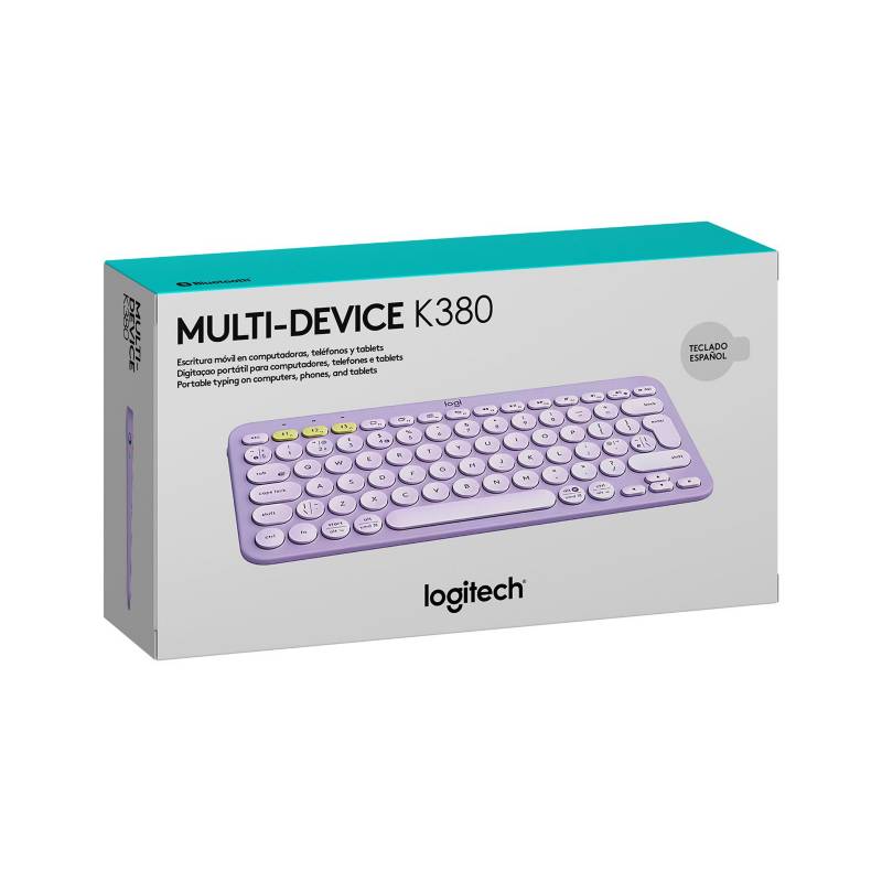 Teclado Logitech K380 MulTI-Device Bluetooth Negro Ingles