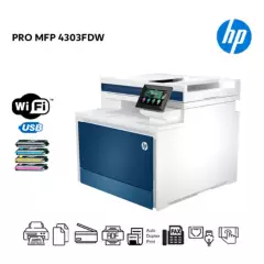 HP - Impresora multifunción HP Color LaserJet Pro 4303fdw - 5HH67A