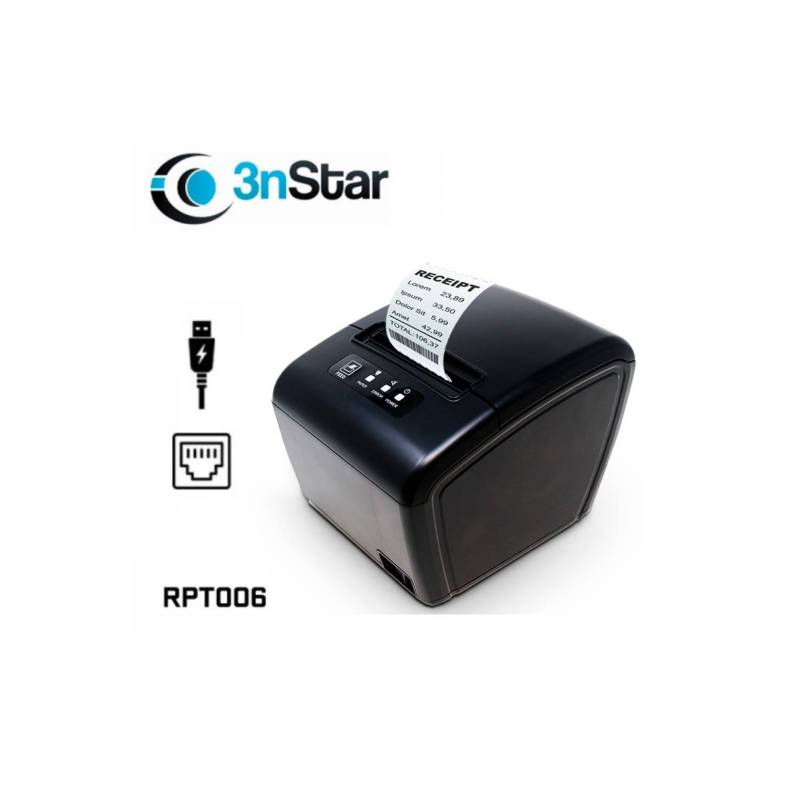 3nstar Impresora Térmica Directa De Recibos Modelo Rpt006 3nstar 4224