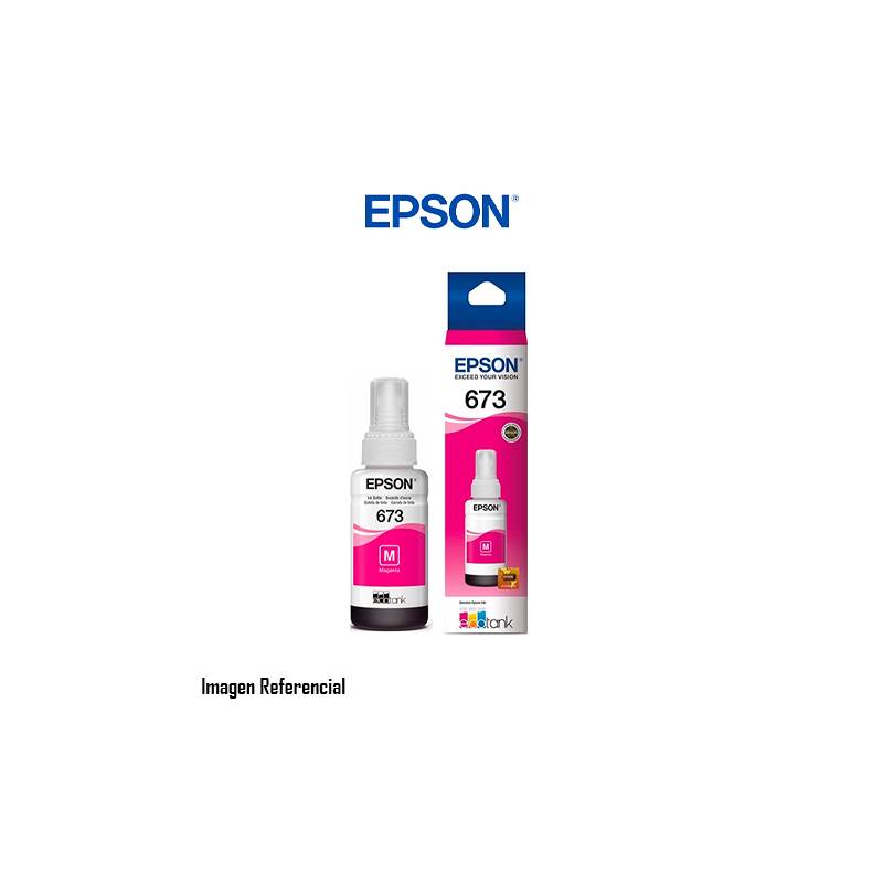 Tinta Epson 673 Magenta Para L805l850l810l800 70 Ml Pn T673320 Epson 3794