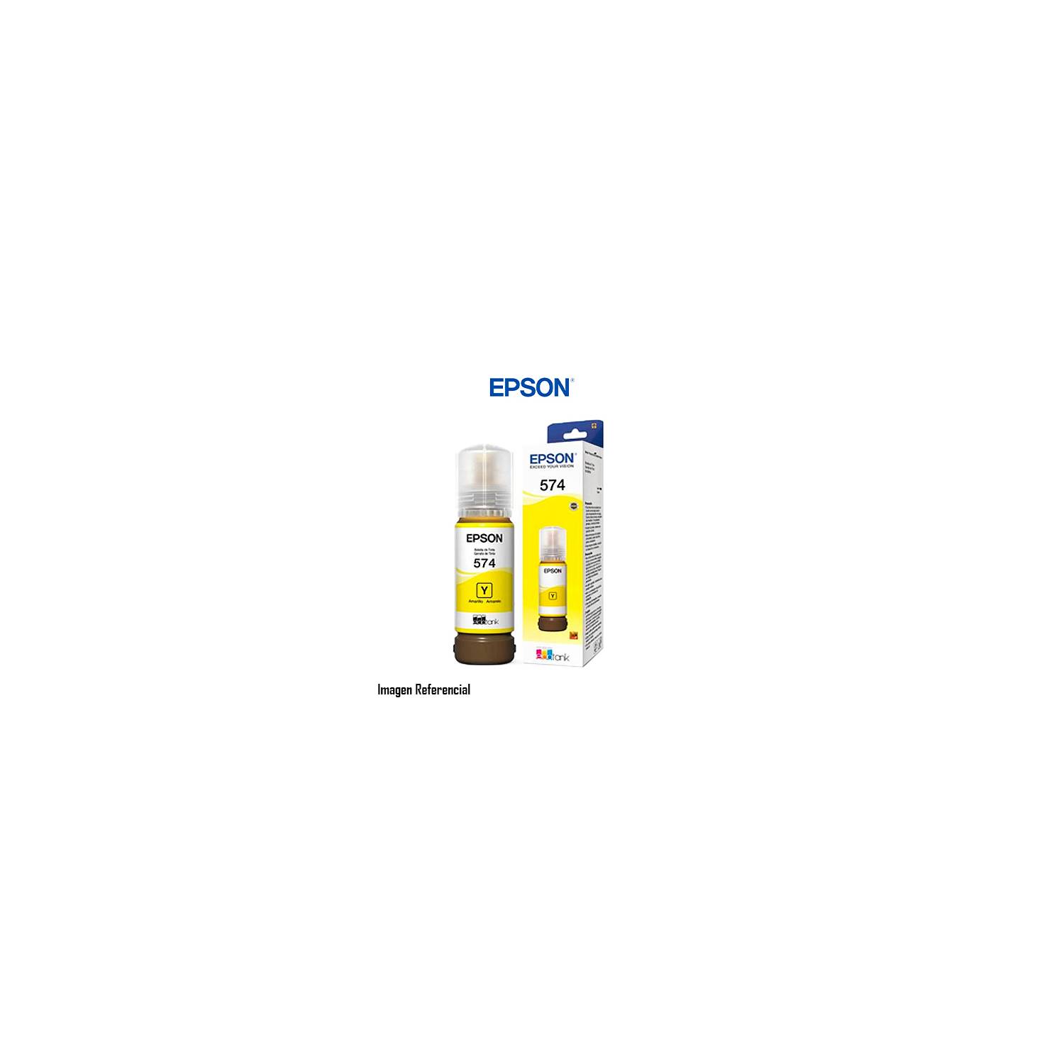 Botella De Tinta Epson T574220-AL EcoTank L8050 L18050 Color Cyan 70ml  Original