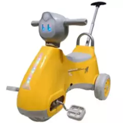 BABY KINGDOM - Triciclo con Guía Mango para Niños Modelo Robot Futurista
