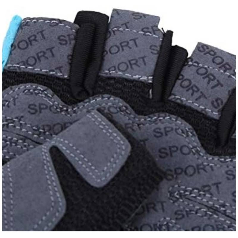 Mitones de Cuero Para Pesas Gym Guantes Entrenamiento Todo Fit Talla XL