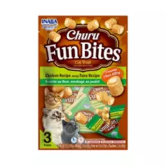 CHURU - Snack Churu Fun Bites Sabor Pollo y Atún para Gatos