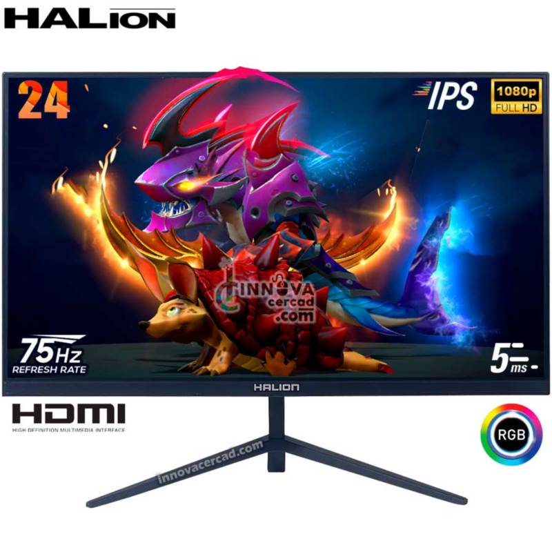 HALION - Monitor 24 IPS Halion HG2410FF FULL HD 75HZ 5MS RGB