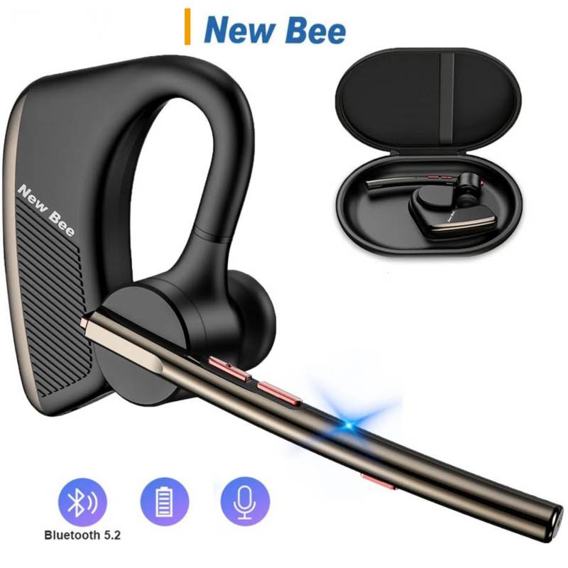 Audífonos Monoaurales Bluetooth New Bee De Manos Libres