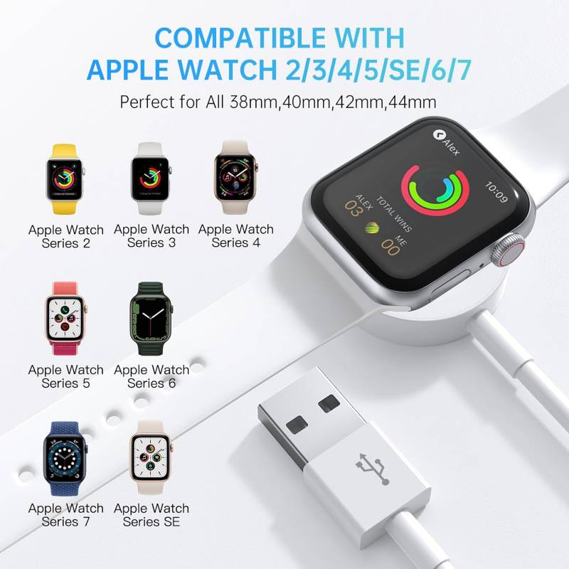 Magsafe iWatch cargador inalambrico Apple Watch - BLANCO GENERICO