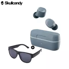 SKULL CANDY - Audifono Bluetooth Skullcandy Jib True Wireless 5.0 Gray + Lentes Skullcandy Bold Regalo