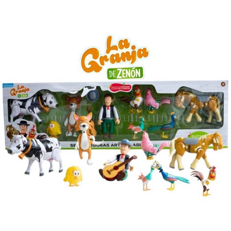 Set de Figuras Articulables La Granja de Zenón 7pzs GENERICO