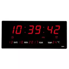 IMPORTADO - Reloj Digital Led de Pared con Alarma Calendario Temperatura