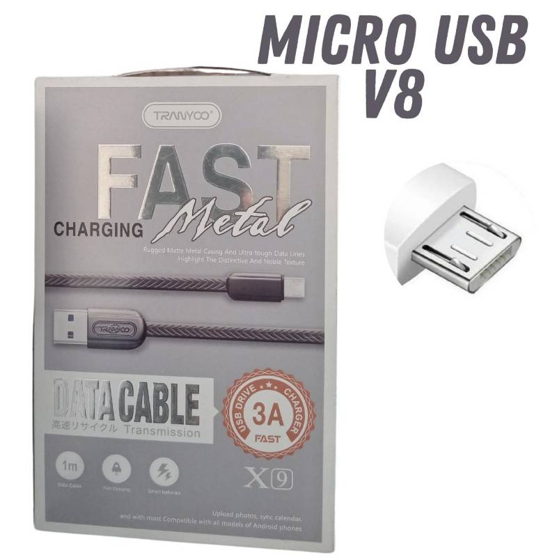 Cable de chargeur Micro USB Type V8 de charge rapid 5A 1000mm compatible  avec les smartphone