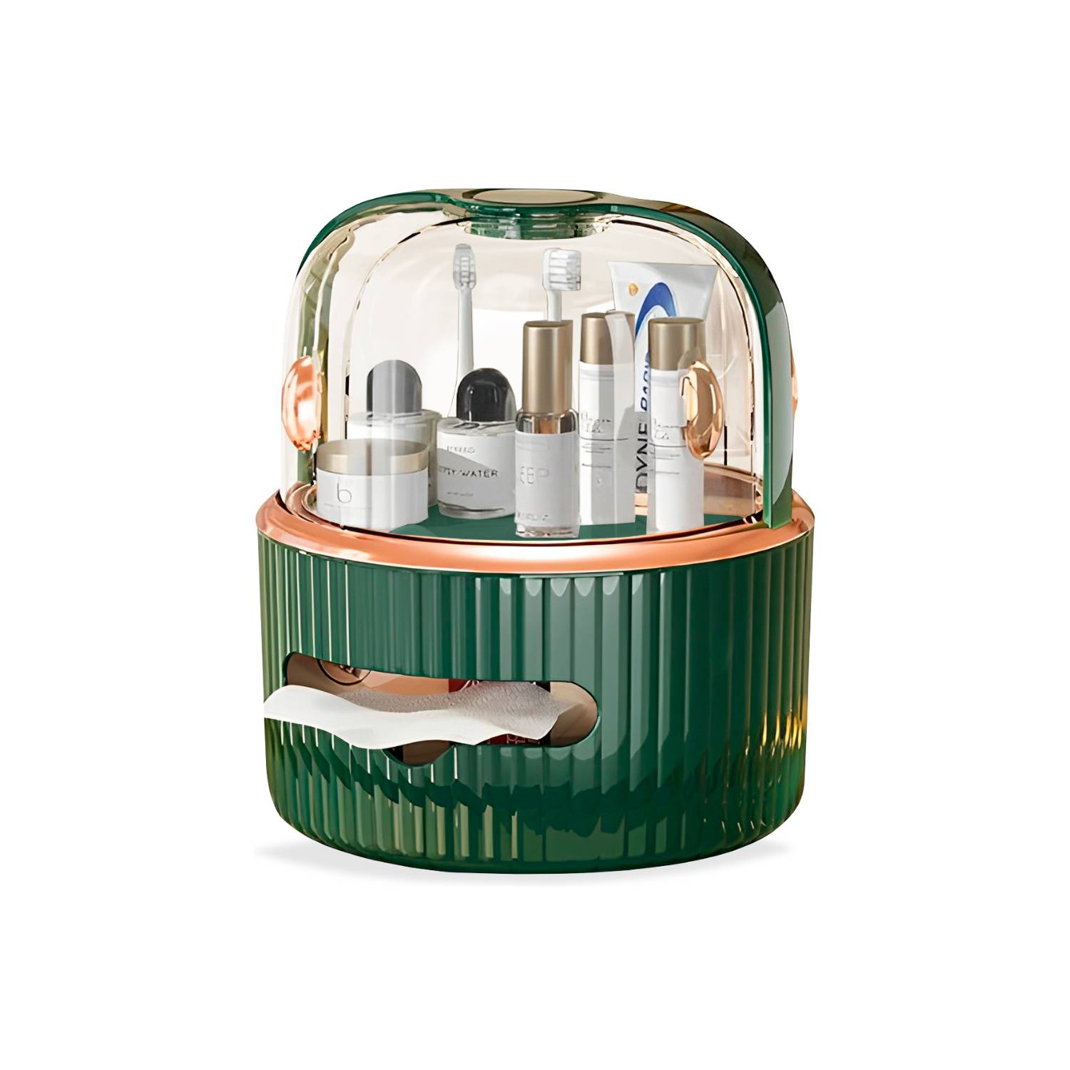 Organizador Protector de Maquillaje Cosméticos Porta Brochas Giratorio  IMPORTADO