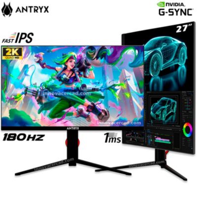 MONITOR GAMING ANTRYX VISION IPX272QGT, 27 FAST IPS, 2K, 180 Hz, 1ms,  G-Sync