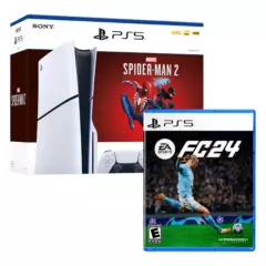 SONY - Consola Ps5 Slim Bundle Spiderman 2 + Ea Sports Fc 24