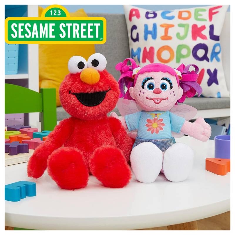 PLAZA SESAMO - Peluche ELMO y Abby Cadabby - Muppet Sesame Street - Oficial