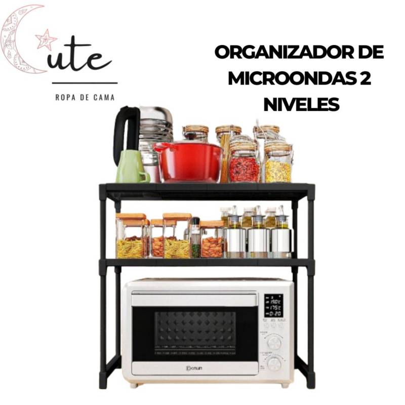 Estante Organizador de Microondas 2 Niveles para Cocina - Plaza Izazaga 89  Tienda Online