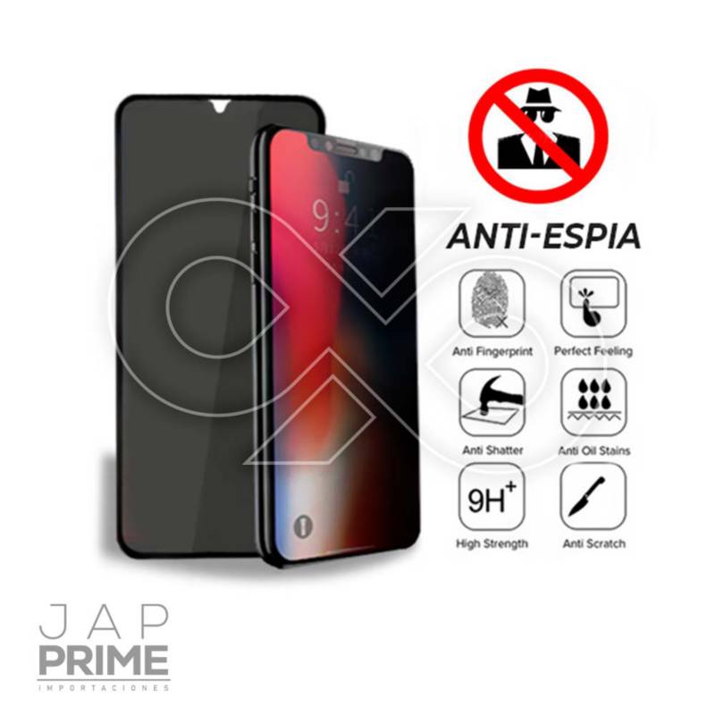 Mica Cristal Glass 9h Antiespia Para iPhone 11 / Pro / Max