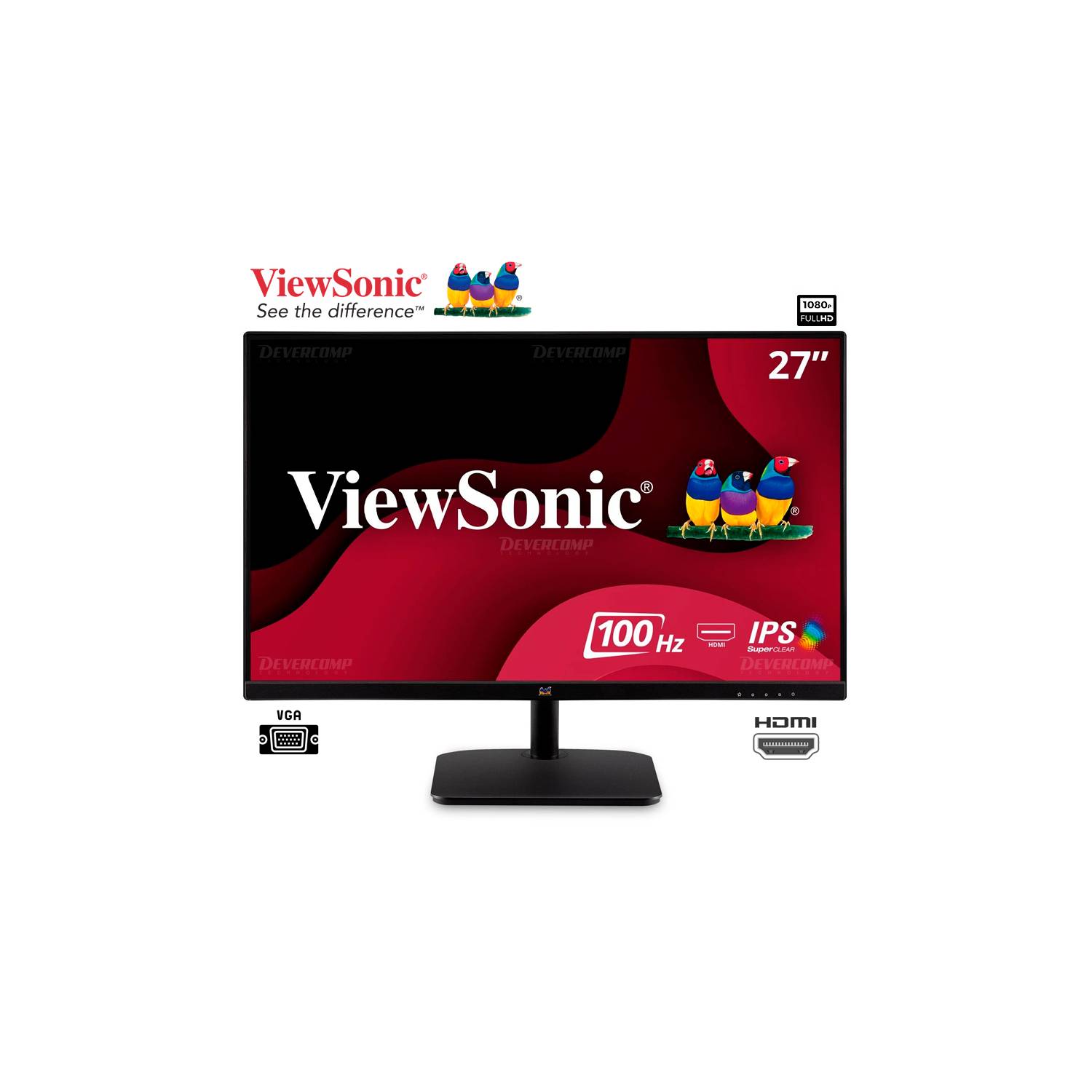 Monitor ViewSonic VA2233-H 22 Full HD 4ms 75 Hz HDMI / VGA 