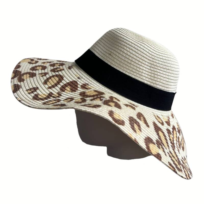 Sombrero mujer de verano playa modelo Brisa - Crema