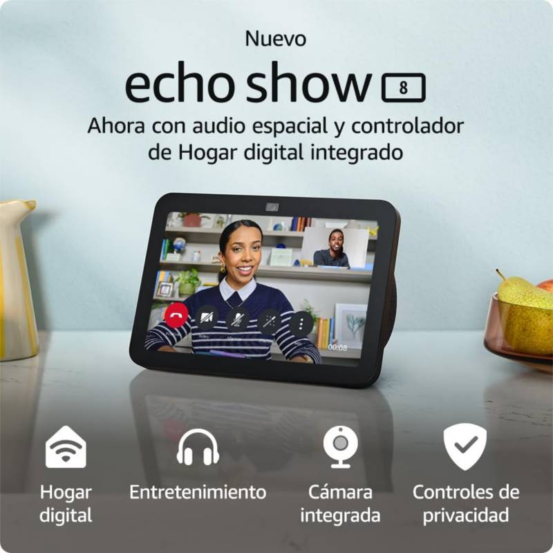 Pantalla Inteligente Echo Show 8 (2 Gen) con Alexa – Simplo
