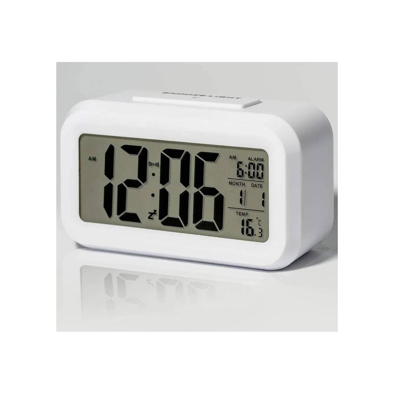 Reloj despertador digital calendario