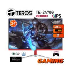 TEROS GAMING - Monitor Gaming Teros 24 TE-2470G Curvo Full HD 165Hz 1MS FREESYNC