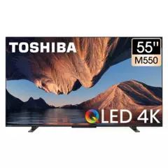 TOSHIBA - Televisor Toshiba 55P QLED TV VIDAA 55M550LS