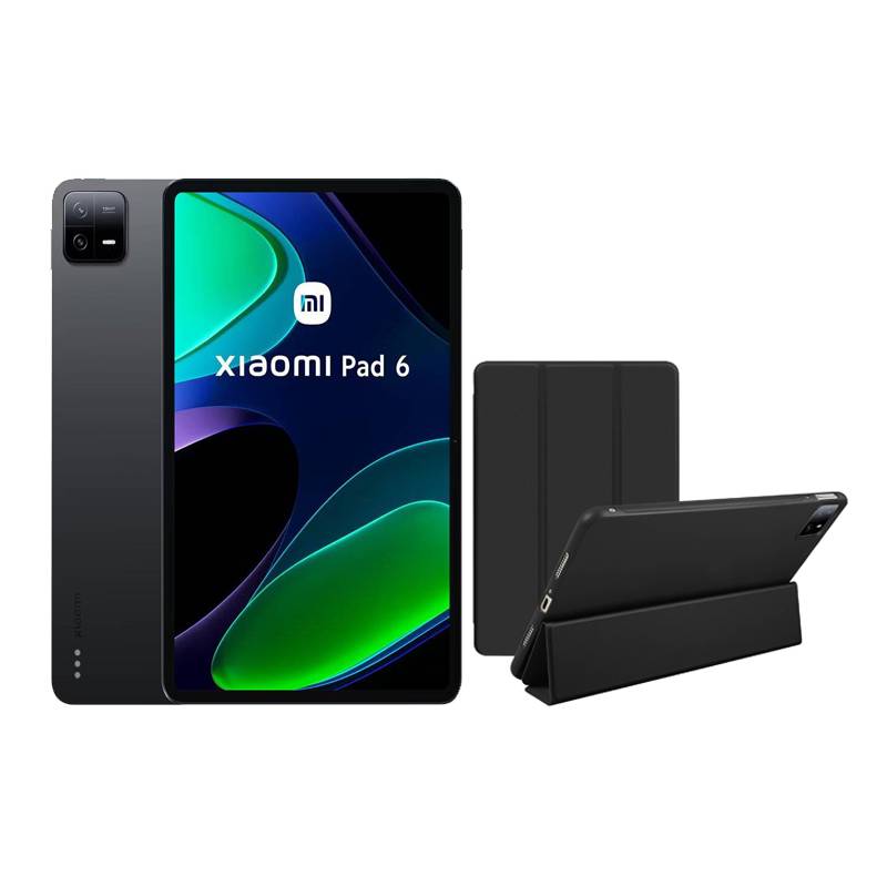 Tablet Xiaomi Pad 6 11'' 128GB Gris + Funda Negra - Tablet