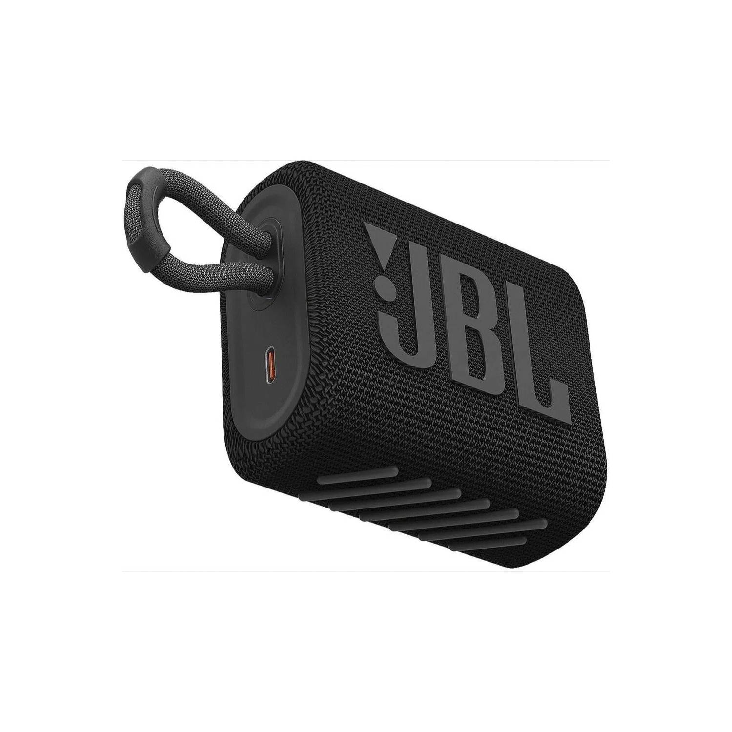 Parlante JBL GO 3 Portatil Acuatico IPX7 Negro - Lookup