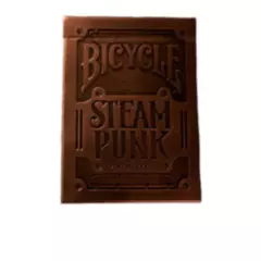 TOYS MASTER - Naipes Bicycle Steampunk Dorado Plata Acero Edicion Especial