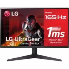 LG - Monitor LG 24GQ50F-B 23.8 Gamer Ultragear FHD HDMIX2 ,1 Displayport, 1MS, 165HZ