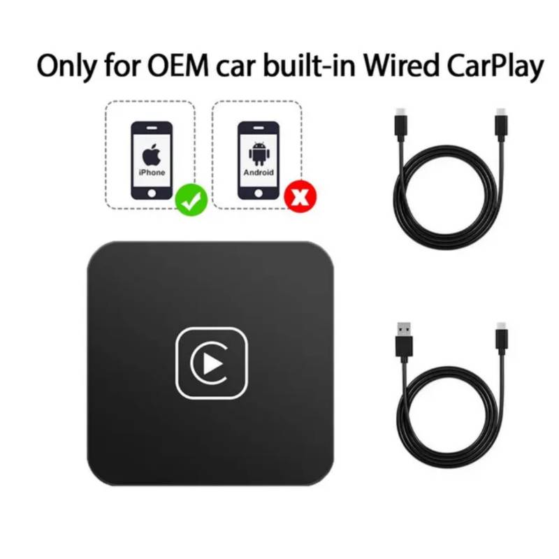 adaptador para apple carplay inalambrico convertidor auto carro A BRAND