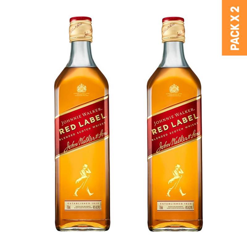 WHISKY JOHNNIE WALKER RED LABEL X 750ML.