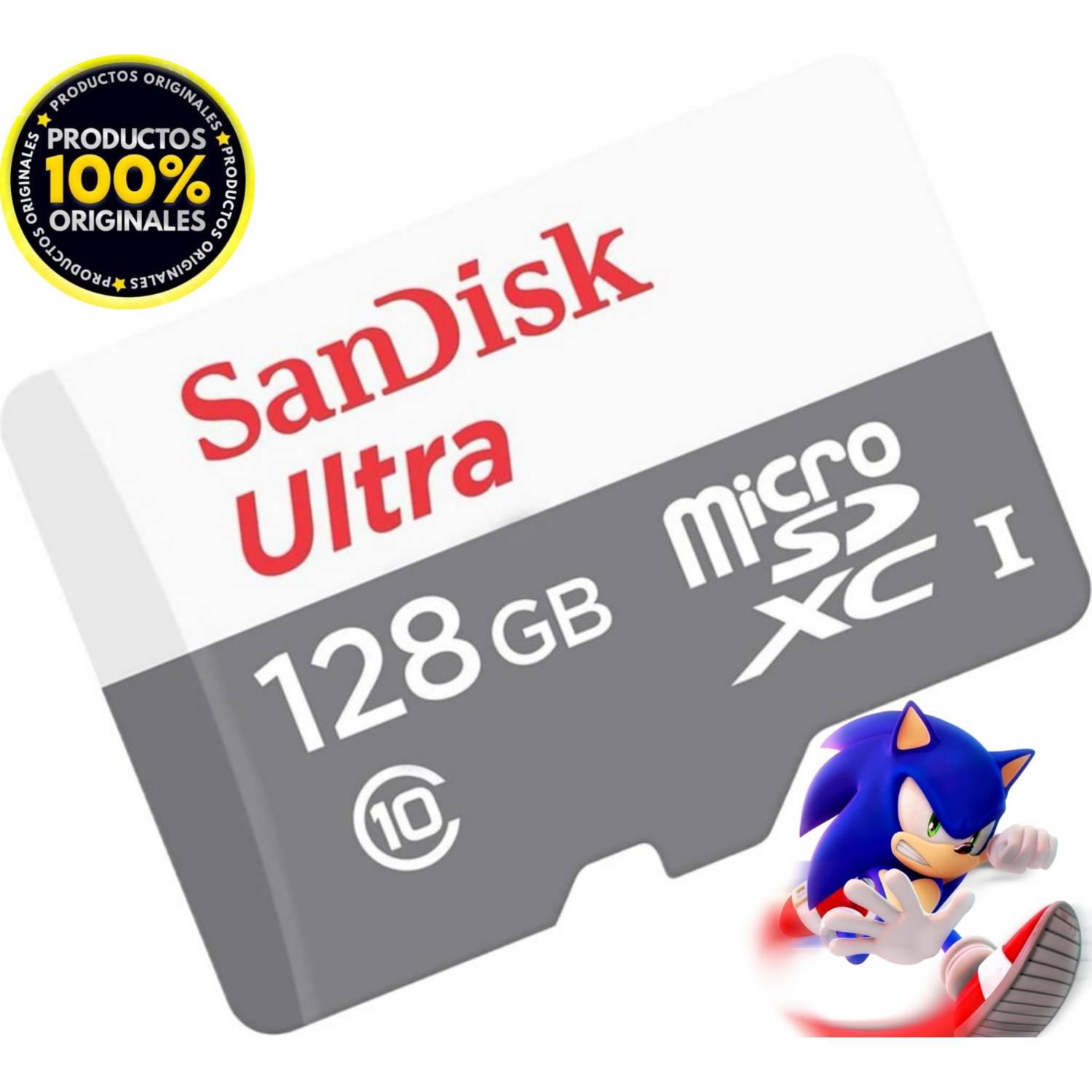 Memoria Sandisk 128GB Nintendo Switch MicroSDXC UHS-I Gris