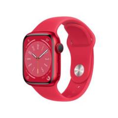 APPLE - Apple Watch Series 8 GPS 41mm Red Sport band Red Talla M/L