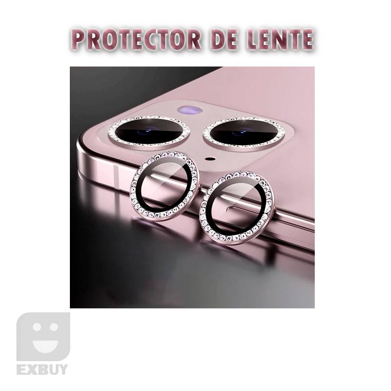 GENERICO Protector Lente de Cámara Diamond Dorado IPhone 13 Pro/13 Pro Max