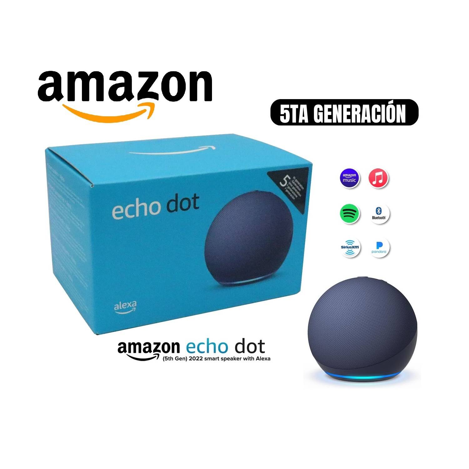 Altavoz inteligente  Echo Dot (5th Generation) Bluetooth