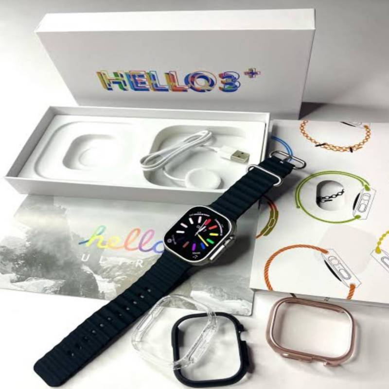 Smart Watch Hello Watch 3 Plus Ultra 4GB Rom Color Negro OEM