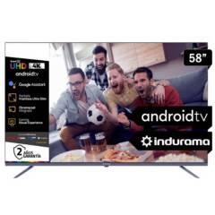 INDURAMA - Televisor Indurama 58 Smart Android TV UHD 4K 58TIKGFUHD4K