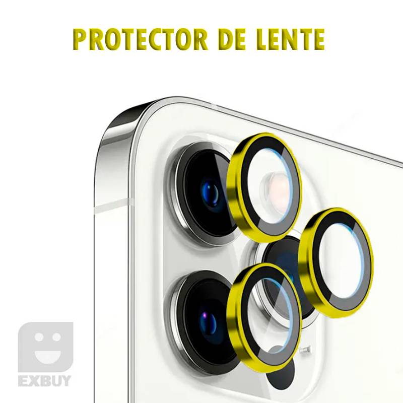 Protector de Lente para IPhone 15 /15 Plus Amarillo GENERICO