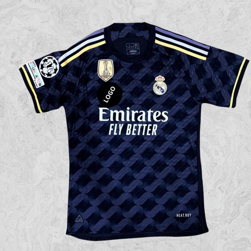 Real Madrid Camiseta Segunda Equipación Personalizada con tú Nombre de la  Temporada 2023-2024 - Replica Oficial con Licencia Oficial - Adulto (S) :  : Moda