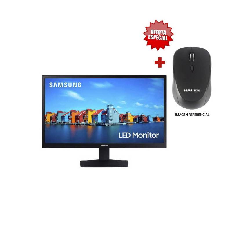 SAMSUNG - Monitor Samsung LED 19 Pulgadas LS19A330NH TN 1366 x 768 VGA HDMI